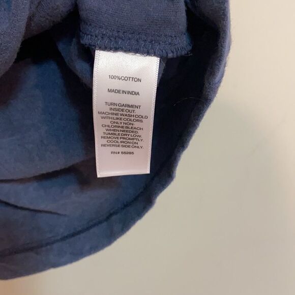 NWT champagne blue t-shirt v-neck cut out express - Picture 3 of 7